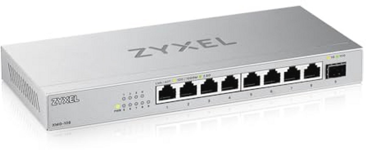 8-Port 2.5G Multi-Gig Switch met 10G SFP+ | Plug-and-Play en Ventilatorloos Ontwerp