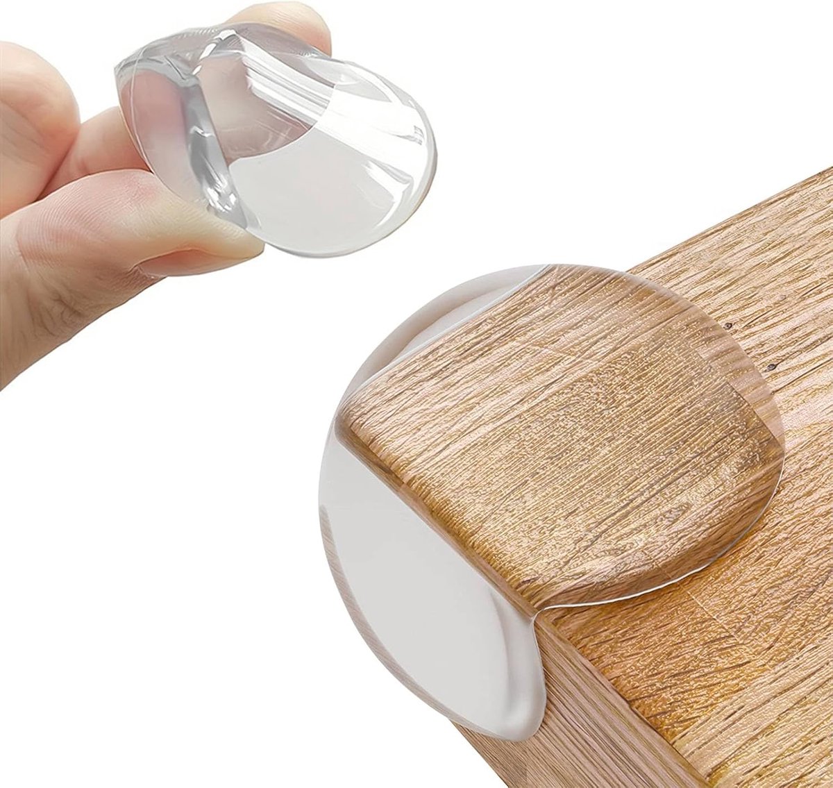 Hoekbeschermers Baby & Kind - 12 Stuks - Transparant - Ronde en Bolle Vorm - Zelfklevende Tafel Hoekbescherming en Stootdoppen voor Scherpe Meubelranden