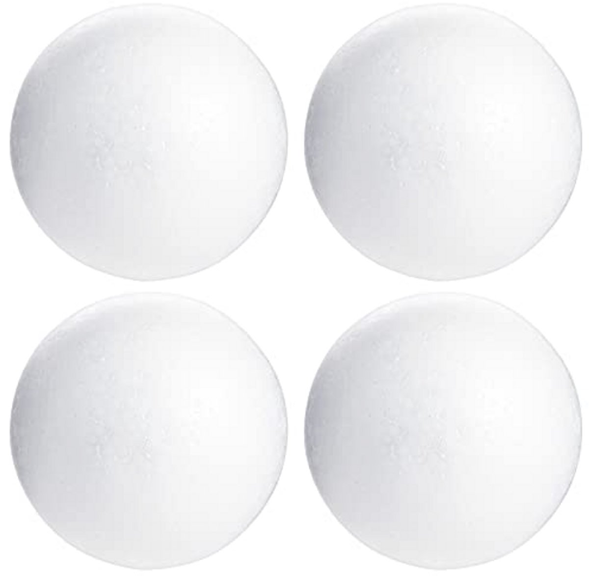 Ronde schuimballen voor ambachten en DIY projecten (5 inch, 4 pack)
