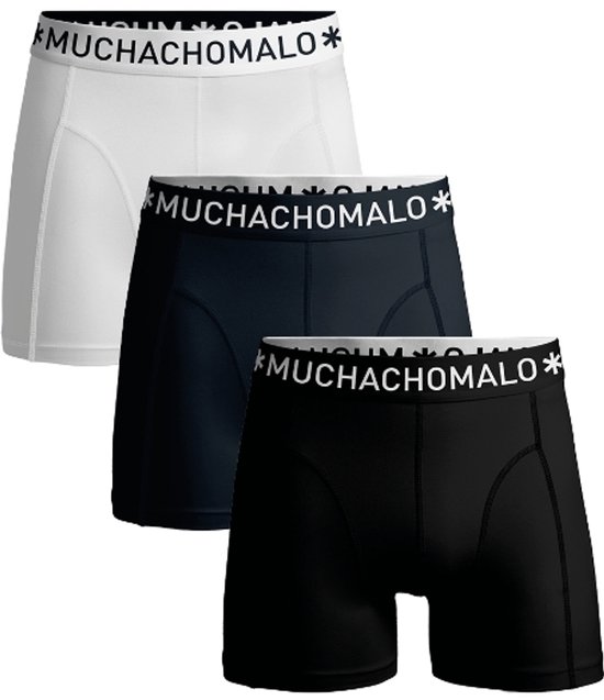Muchachomalo – Boxers pour homme – Longueur standard – Sous-vêtements – Boxers – Sous-vêtements – 95 % Katoen – Lot de 3 – Taille 3XL