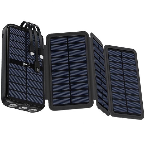 Sounix Solar Powerbank 20.000 mAh