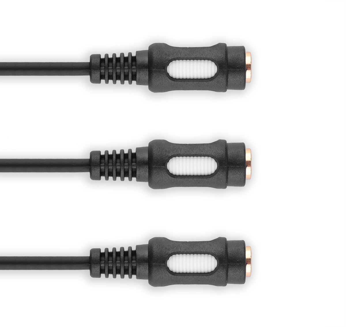 VITALCO JKP41/L4 - Audio Splitter Jack 3.5mm Stereo Plug naar 3x Socket - 1.0 Meter