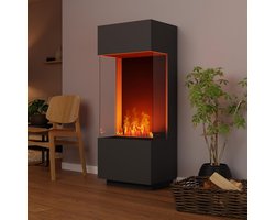 Elektrische Waterdamp Haard TasalFurniture Opti-Myst - 55x136x40 cm - Grijs - TasalFurniture Opti-Myst 400 – Staande - Medahomestore