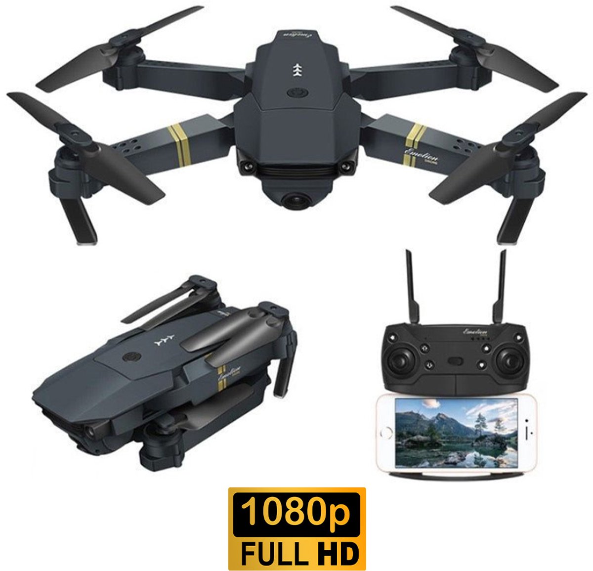 IMPORTEUR: HS Plus d.o.o. Quad Drone met Camera en Opbergtas thumbnail 3