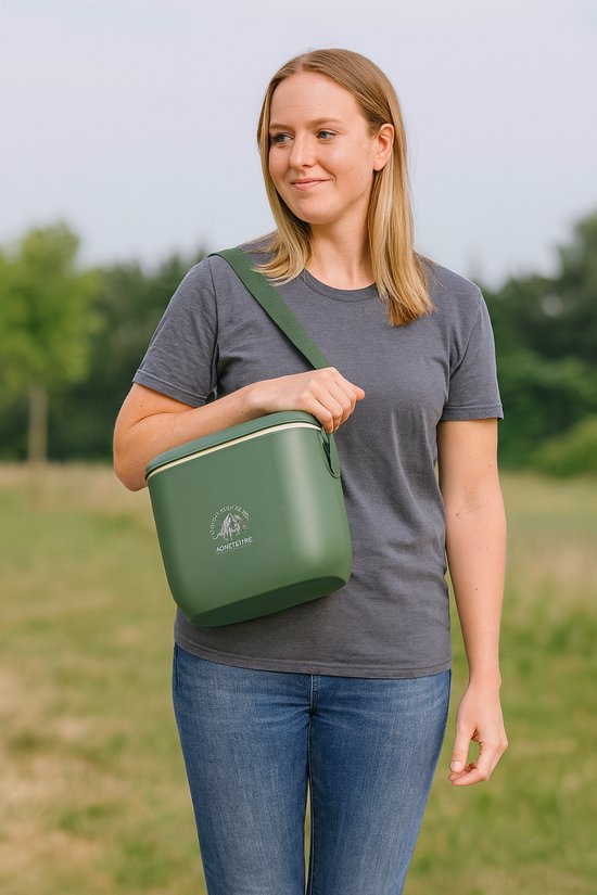 Norlander Koelbox Adventure - 5 Liter - Met draagriem - Polypropyleen - Groen van Norlander — afbeelding 4