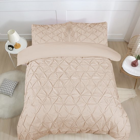 Beau Maison Dekbedovertrek Augustine Zand 140x200/220 cm + 1 kussensloop van Beau Maison — afbeelding 2
