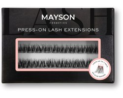 Press-on Lashes - Voorgelijmde Wimperextensions - Blijft 5/7 Dagen Zitten - Aanbrengen in 3 Minuten - Geen Wimperlijm Nodig - Makkelijk te Verwijderen - Wispy Lash