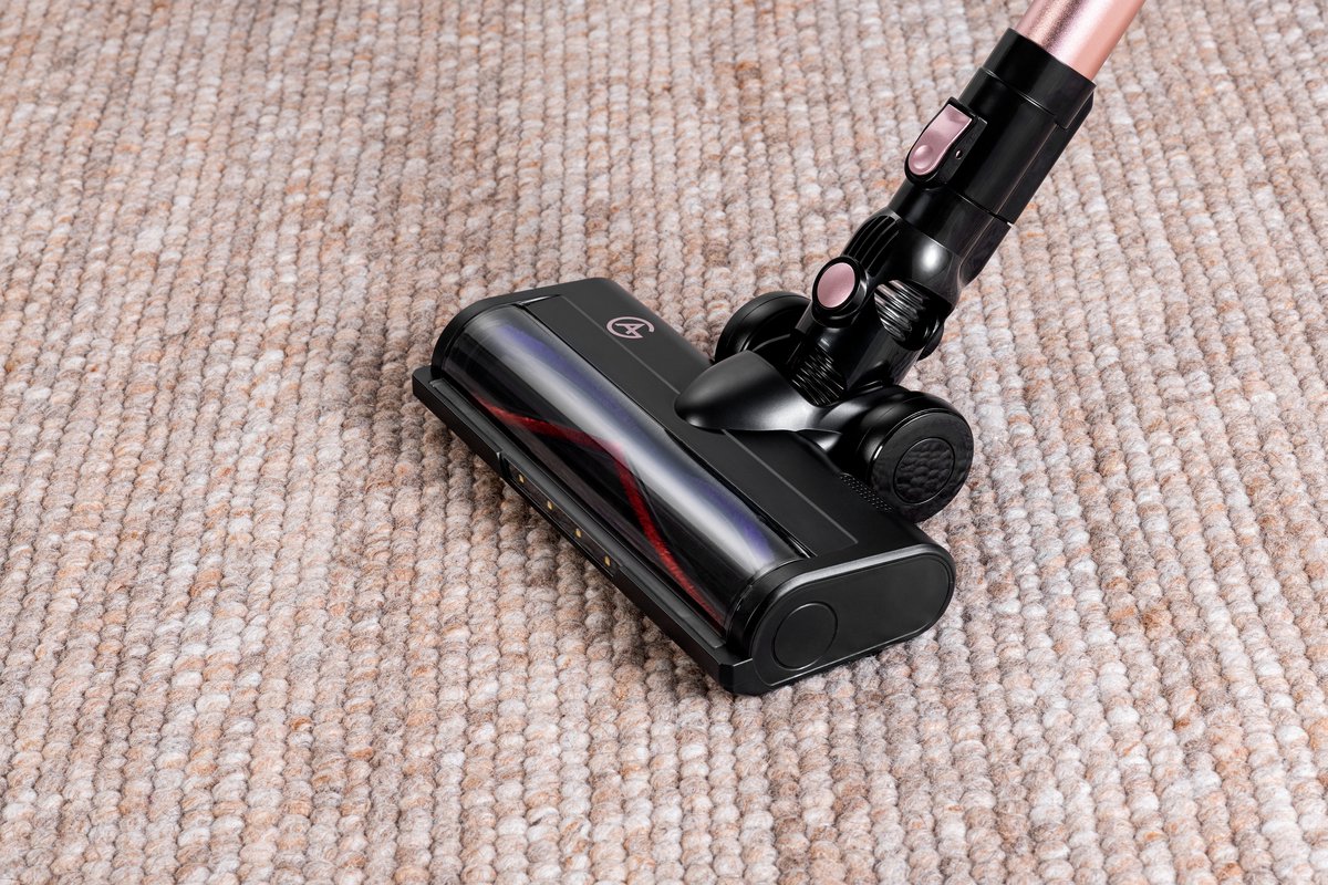 AG4200 Steelstofzuiger Draadloos - Stofzuiger Zonder Zak - Rose Gold - Geschikt voor Dierenharen- Krachtig -Kruimeldief- Draadloze Stofzuigers - Steelstofzuigers - Kruimelzuiger - Compact & Licht — afbeelding 4
