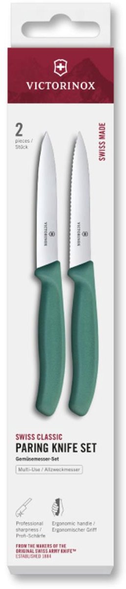 Victorinox Schilmesje glad+kartel groen 10cm