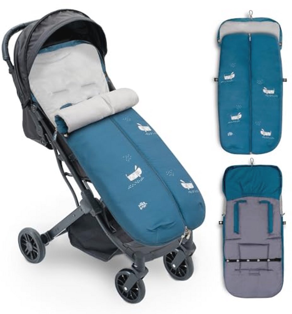 Universele voetenzak voor kinderwagen - Perfect voor winterse dagen