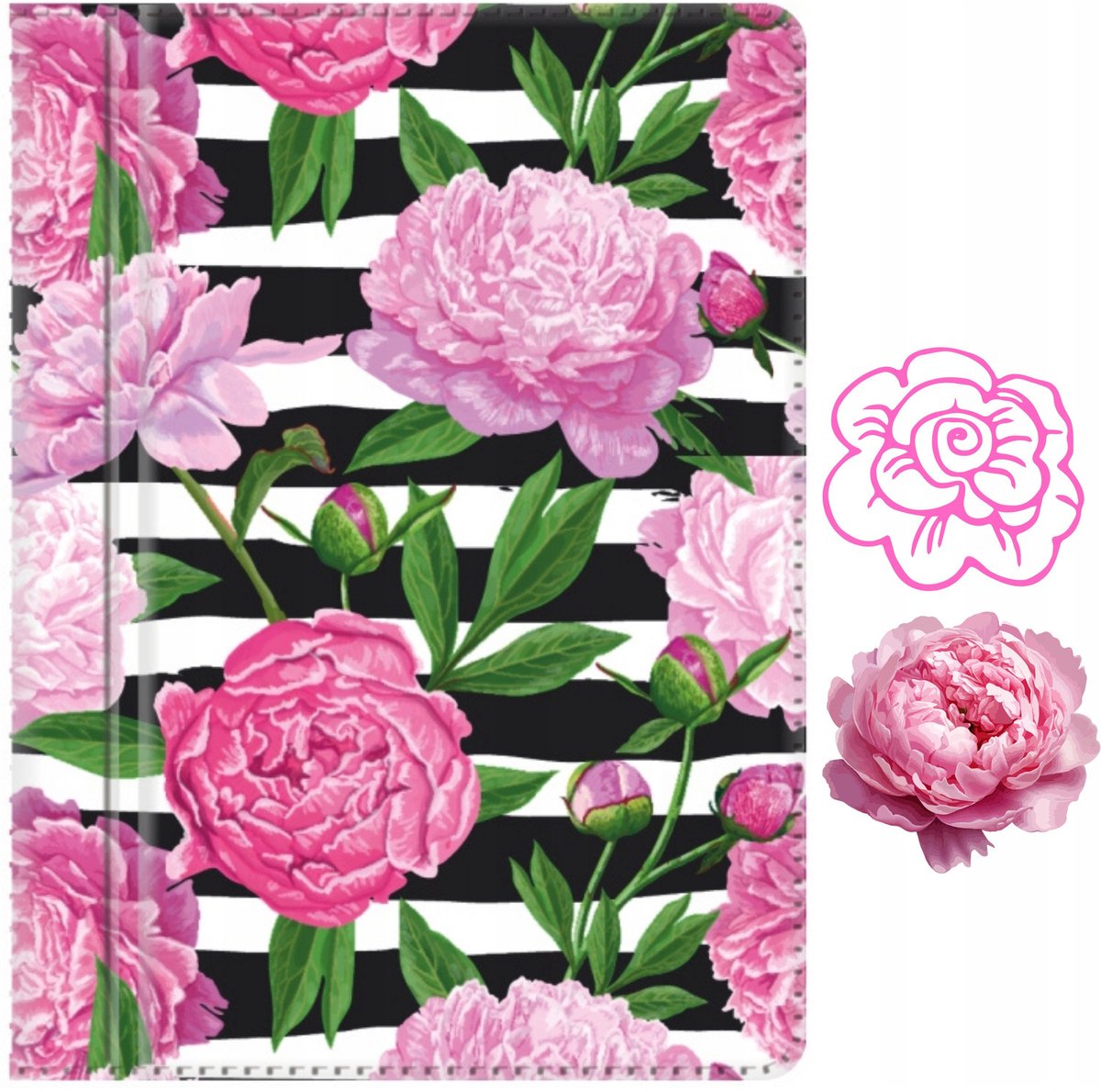 Biurfol Peony Documentenhoes met Kentekenbewijs - ID-1 & Extra Vakken