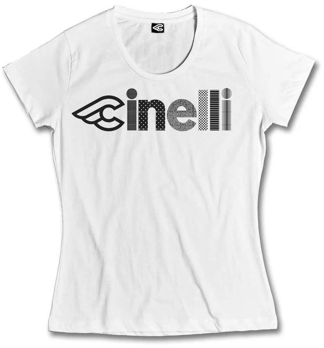 Cinelli Optical T-shirt Met Korte Mouwen Vrouw Wit