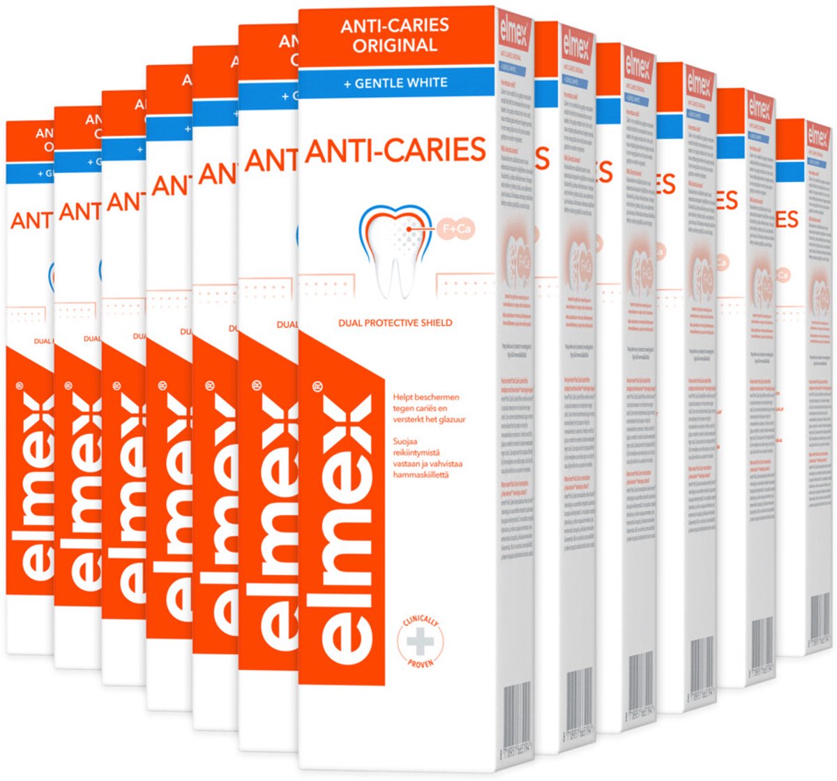 Elmex - Tandpasta - Anti-Caries - Gentle White - 75ml x 12