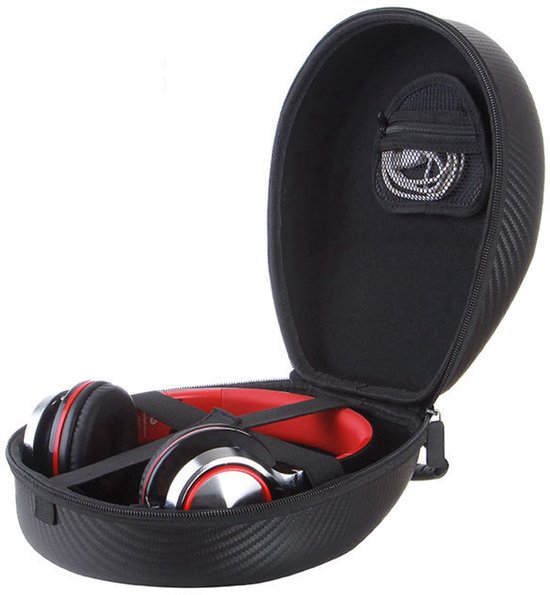 Étui pour casque audio - Étui de protection rigide - Supra-auriculaire/Cul-auriculaire - Antichoc - Convient aux casques pliables et non pliables, ainsi qu'aux casques filaires et sans fil