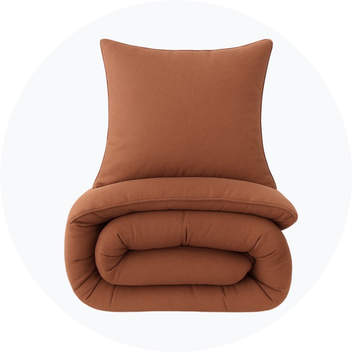 SimplyDream wasbaar dekbed - Eenpersoons - 140x200 cm - Bruin