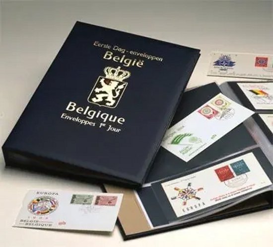LUXE ALBUM FDC BELGIE ZWART