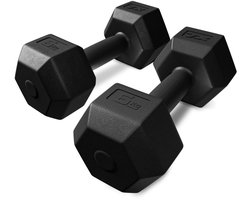 Trex Sport TX-006CD – Dumbells – Composiet Coating – Halters voor Fitness – Voor Thuisgym & Kracht – 2 x 6 kg – Totaal 12 kg
