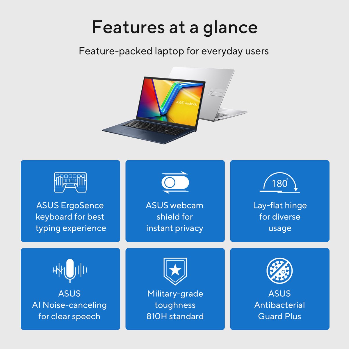 ASUS Vivobook 17 X1704VA-AU917W - Laptop - Core 7 - 16GB/1000GB - 17.3 inch — afbeelding 2
