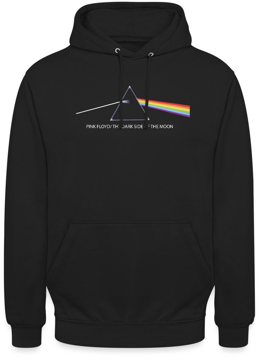 Pink Floyd Belettering The Dark Side Of The Moon Hoodie Unisex