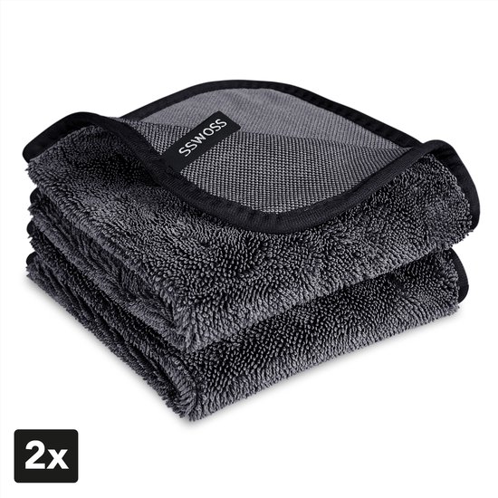 sswoss droogdoek deluxe – 2 stuks – 35 x 35 cm – microvezeldoekjes
