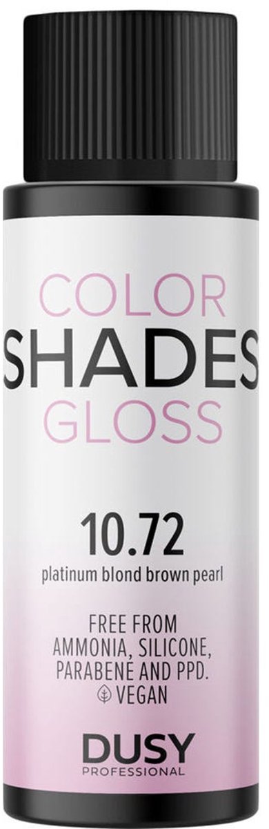 dusy professional Color Shades 10.72 Platinum Blonde Brown Pearl 60 ml
