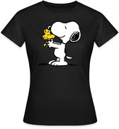 Peanuts Snoopy En Woodstock Vrienden T-Shirt Dames