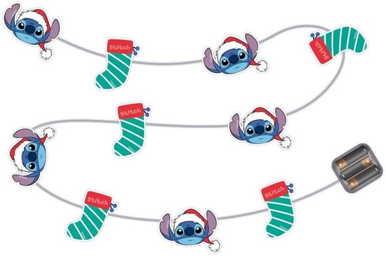 Lobbes LED lampjesslinger Stitch - kerstverlichting 165cm multi. van Stitch — afbeelding 2