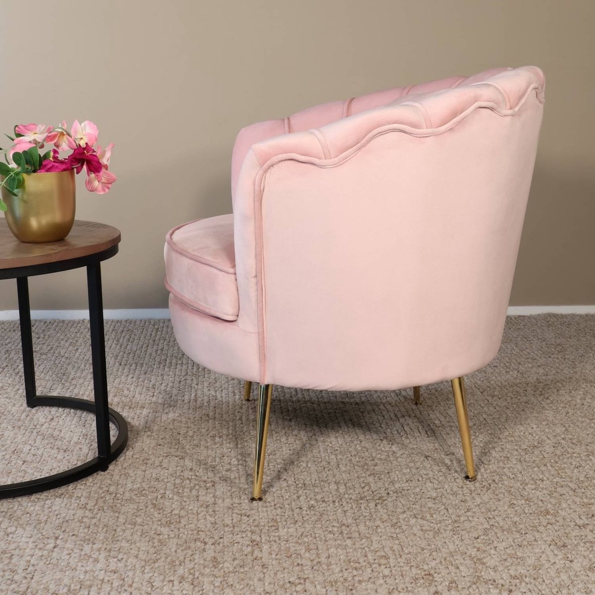 Fauteuil Fauteuil Belle Velvet Zitbank - afbeelding 2
