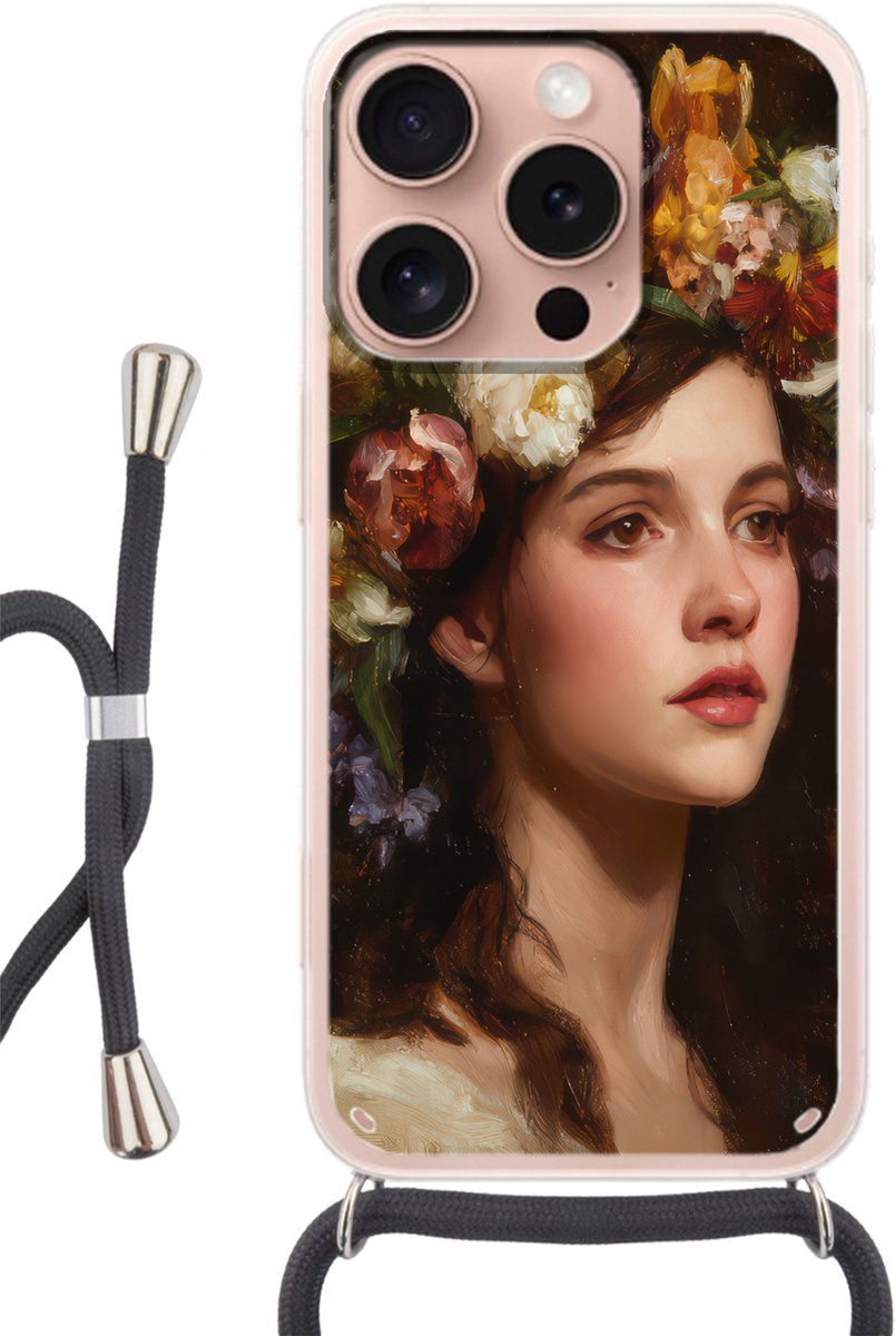 Portret - Vrouw - Bloemen