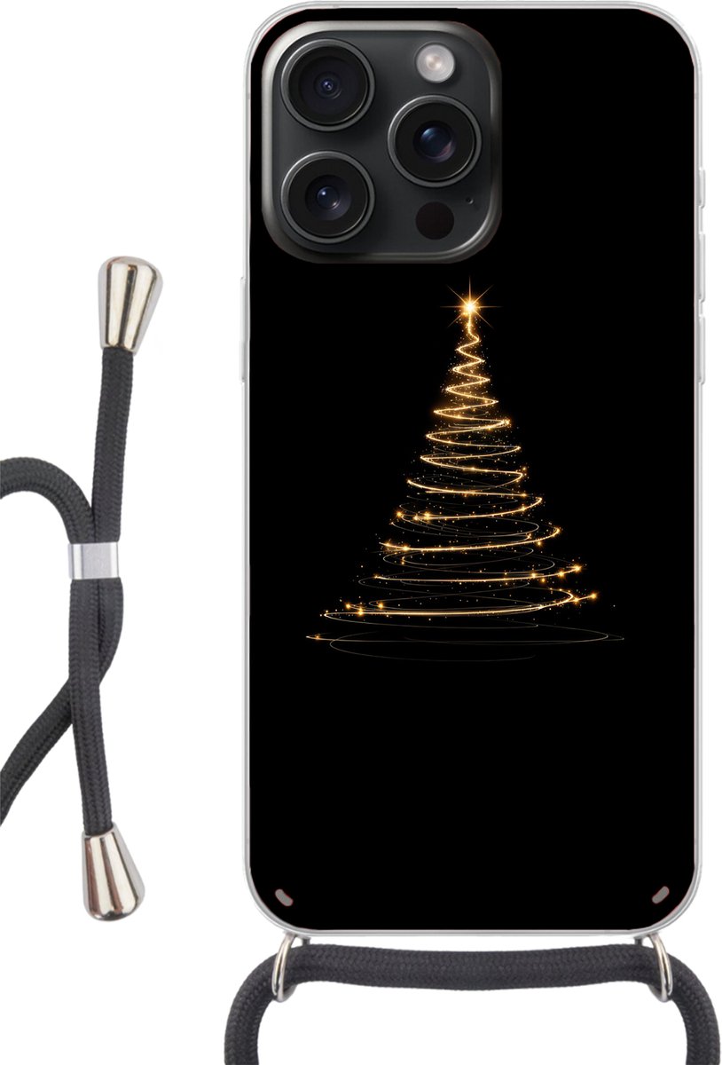 Magisch - Kerstboom - Lichtspiralen - Zwart