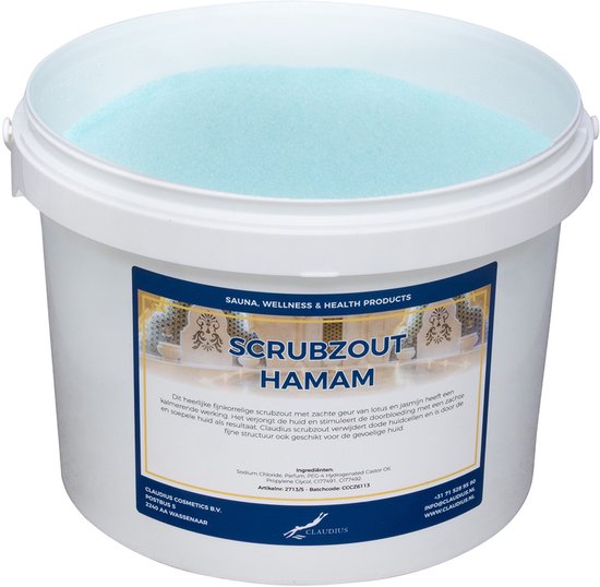 Scrubzout Hamam - 1 KG - Hydraterende Lichaamsscrub
