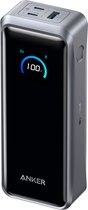 Anker Prime Power Bank, 26.250mAh 3-Poorts Draagbare Lader met 300W Max Output, Tweerichtingsladen, TSA-Goedgekeurd, App-bediening (Base niet inbegrepen).