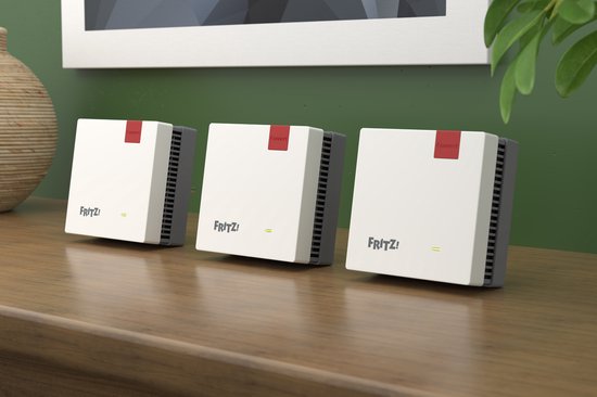 FRITZ!Mesh Wi-Fi Set 1700 - Mesh WiFi - WiFi Versterker - WiFi 7 - 3600 Mbps - 3-pack