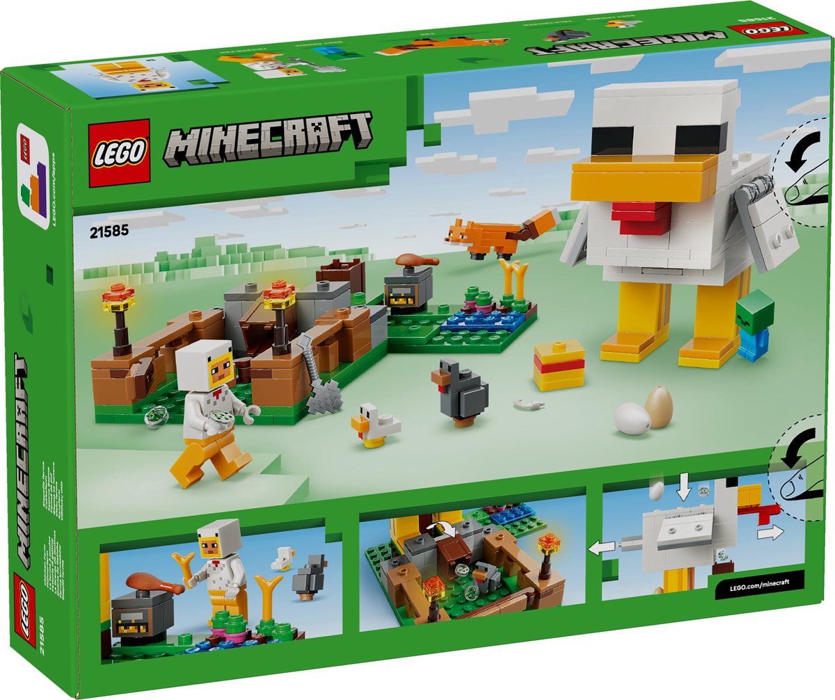 LEGO Minecraft Kippenboerderij Dieren Speelgoed voor Kinderen - 21585 — afbeelding 13