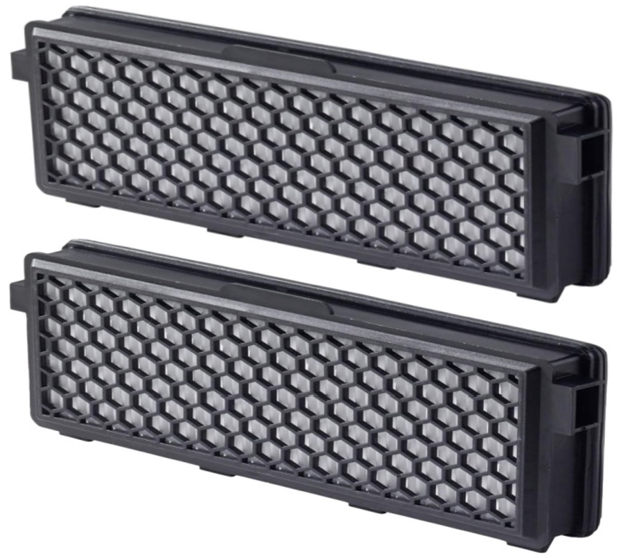 2 STUKS Active Airclean Plus 50 filters voor Miele HEPA AirClean-filter SF-HA 50 S8340 vervangende stofzuigerfilter voor Miele Compact C1 C2 Complete C2 C3 Geschikt voor S4, S5, S6, S8-serie met stofborstel
