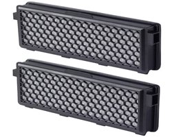 2 STUKS Active Airclean Plus 50 filters voor Miele HEPA AirClean-filter SF-HA 50 S8340 vervangende stofzuigerfilter voor Miele Compact C1 C2 Complete C2 C3 Geschikt voor S4, S5, S6, S8-serie met stofborstel