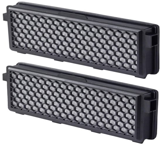 2 STUKS Active Airclean Plus 50 filters voor Miele HEPA AirClean-filter SF-HA 50 S8340 vervangende stofzuigerfilter voor Miele Compact C1 C2 Complete C2 C3 Geschikt voor S4, S5, S6, S8-serie met stofborstel