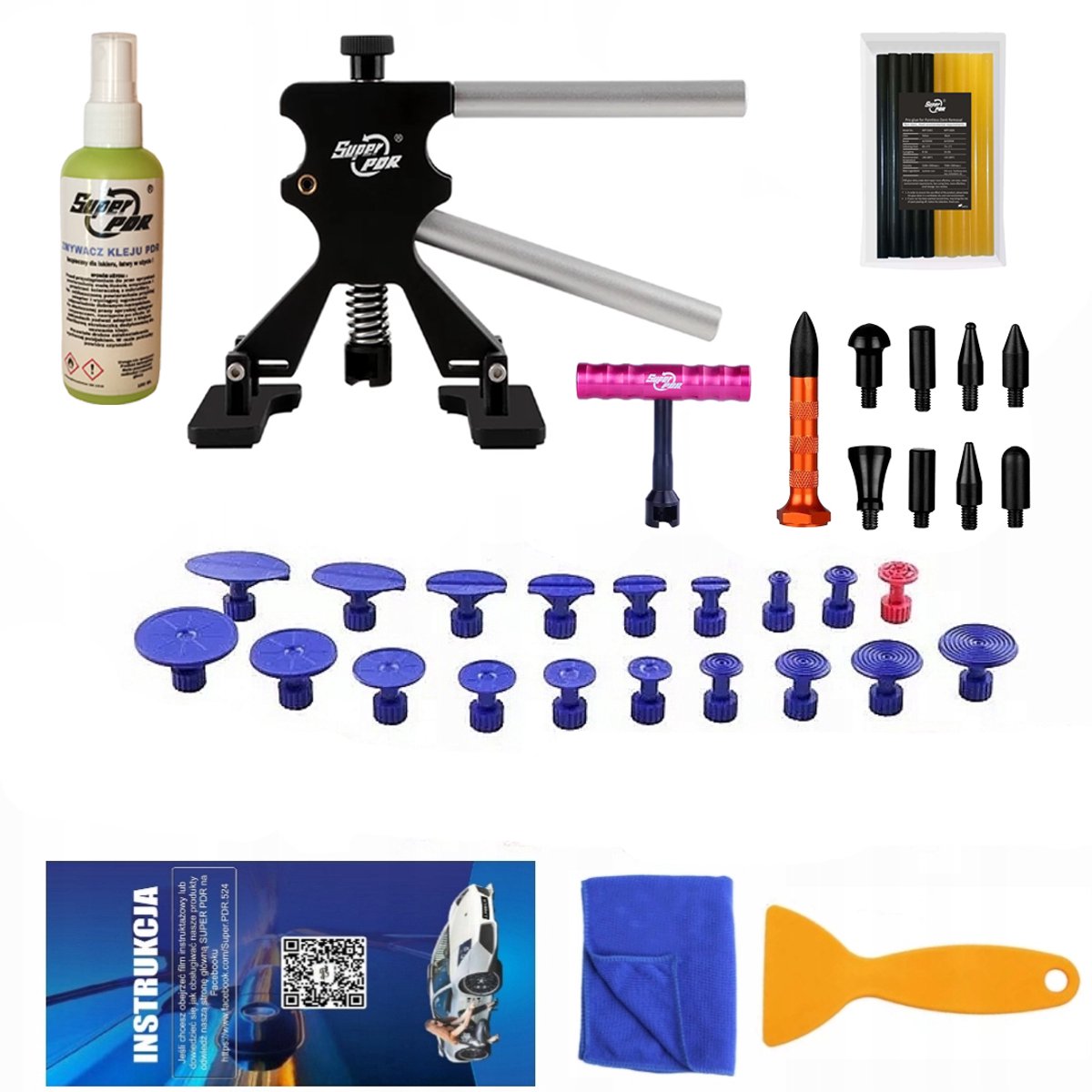 PDR Super Puller Deukverwijderaar Set - Professioneel