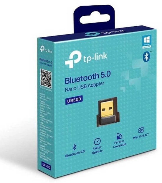 TP-Link UB500 - USB-adapter - Bluetooth 5.0 Nano - Zwart