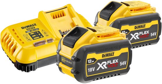 DeWalt DCM 571 Y2 accu-bosmaaier 54 V FlexVolt 38 cm borstelloos + 2x accu 12,0 Ah + oplader — afbeelding 3