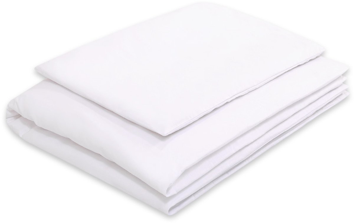 Kinderbeddengoed Set 2-delig Hartjes Wit 90x120 cm