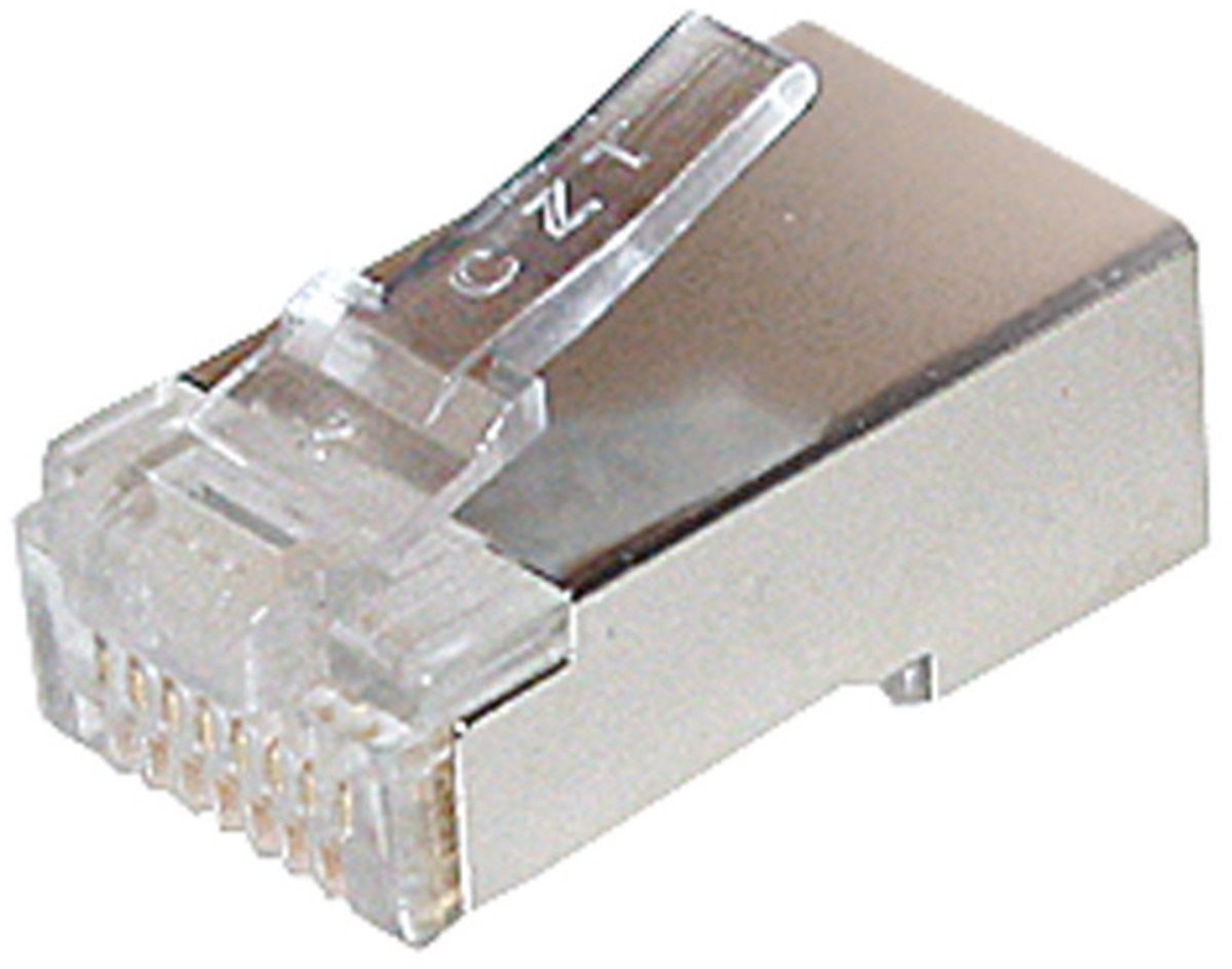 Modular Stecker 8polig geschirmt vergoldet