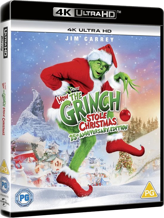 Dr Seuss' How the Grinch Stole Christmas - 25th Anniversary Edition - 4K Ultra HD - Import