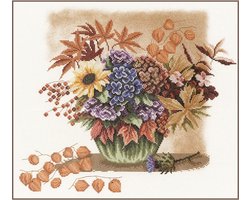 Lanarte - Telpakket kit - 40 x 40cm - Herfstboeket - PN-0008269
