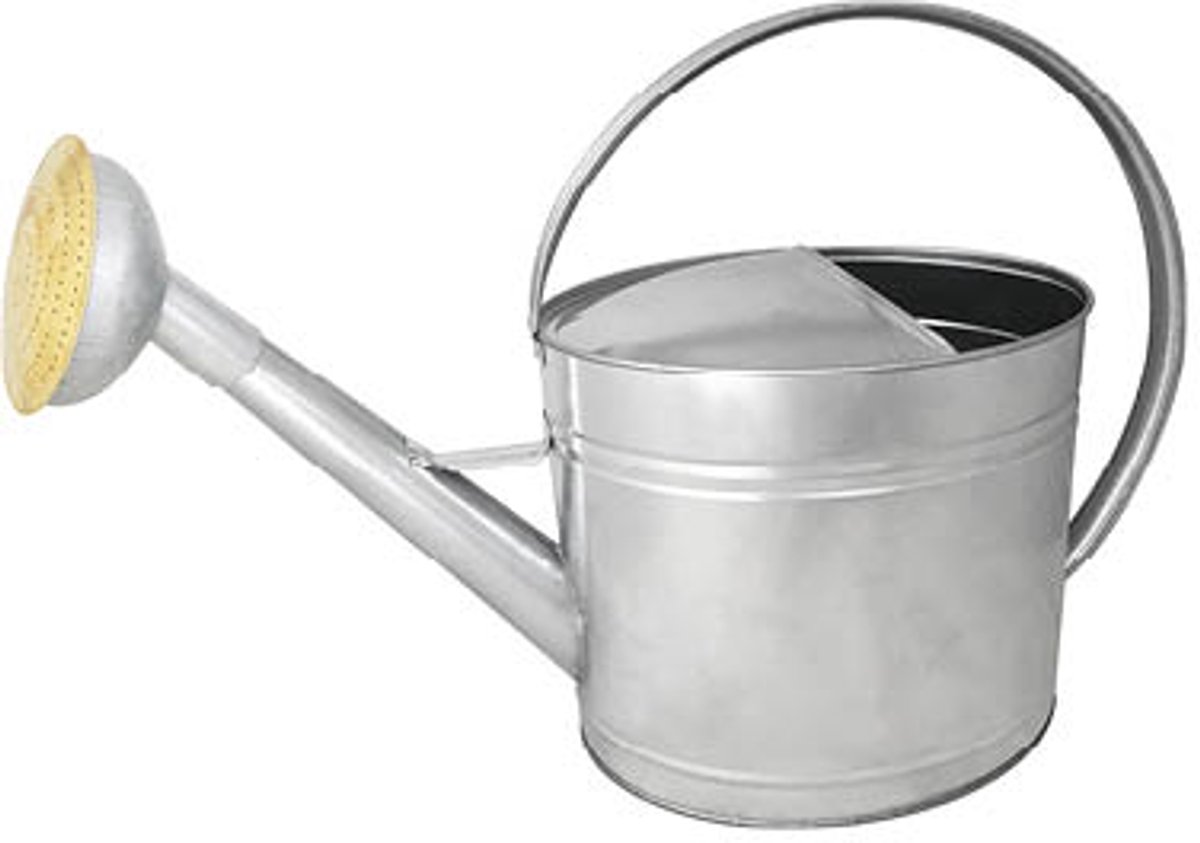 Guillouard - Gieter 13 liter - verzinkt staal - verzinkte broeskop met messing rooster