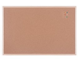 Bi-Office kurkbord met houten kader | ft 90 x 60 cm