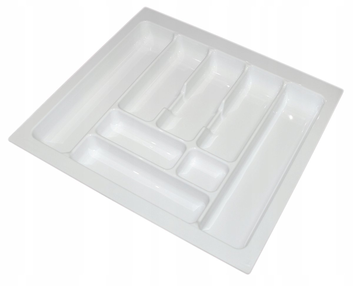 Bestek-organizer voor BLUM lade, 60 cm breed, wit glans