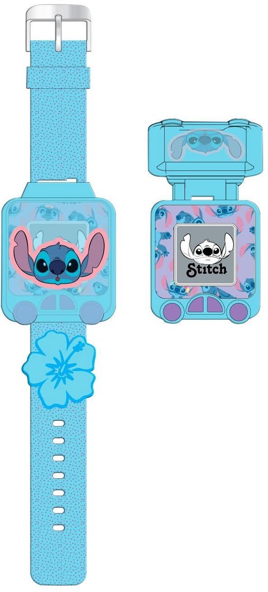Stitch Educatieve Digitale Klok Met Spelletjes Blauw