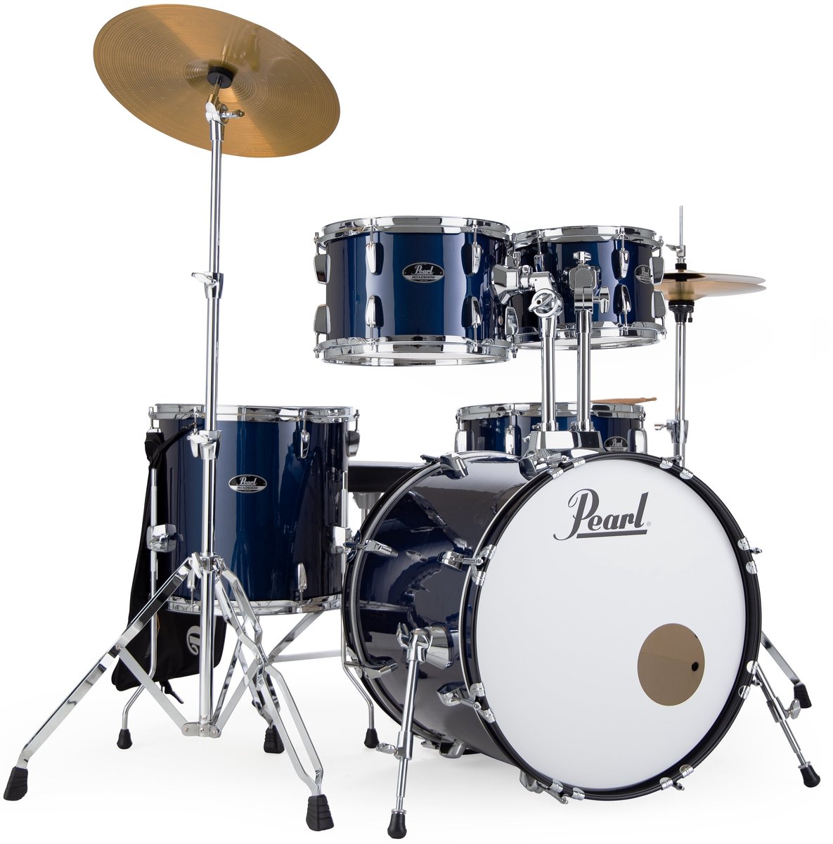 Pearl RS525SC/C743 Roadshow Royal Blue Metallic drumstel inclusief bekkens