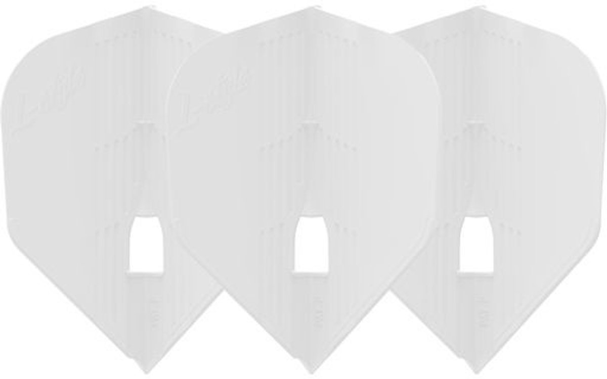 L-Style Champagne Flight Kami L3 Shape White - Dart Flights